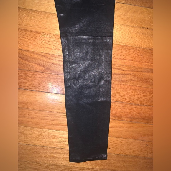 Frame Le Skinny de Jeanne leather pants in black 30 - Picture 6 of 12